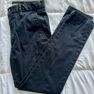 Banana Republic 29x30 Lived-In Black Chinos Slim Fit
